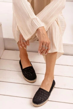 Εσπαντρίγιες με Πλεκτό Σχέδιο