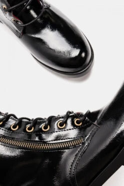 LUIGI DESIGN - Αρβυλάκια Λουστρίνι με Διακοσμητικό Φερμουάρ -Papoutsi Greece luigi design arvulakia loustrini me diakosmitiko f 87769 i9oa