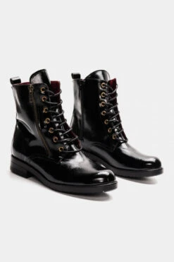 LUIGI DESIGN - Αρβυλάκια Λουστρίνι με Διακοσμητικό Φερμουάρ