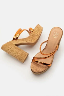 LUIGI DESIGN - Mules με Φελλό & Λουράκια -Papoutsi Greece luigi design mules me fello lourakia 94405 0i49