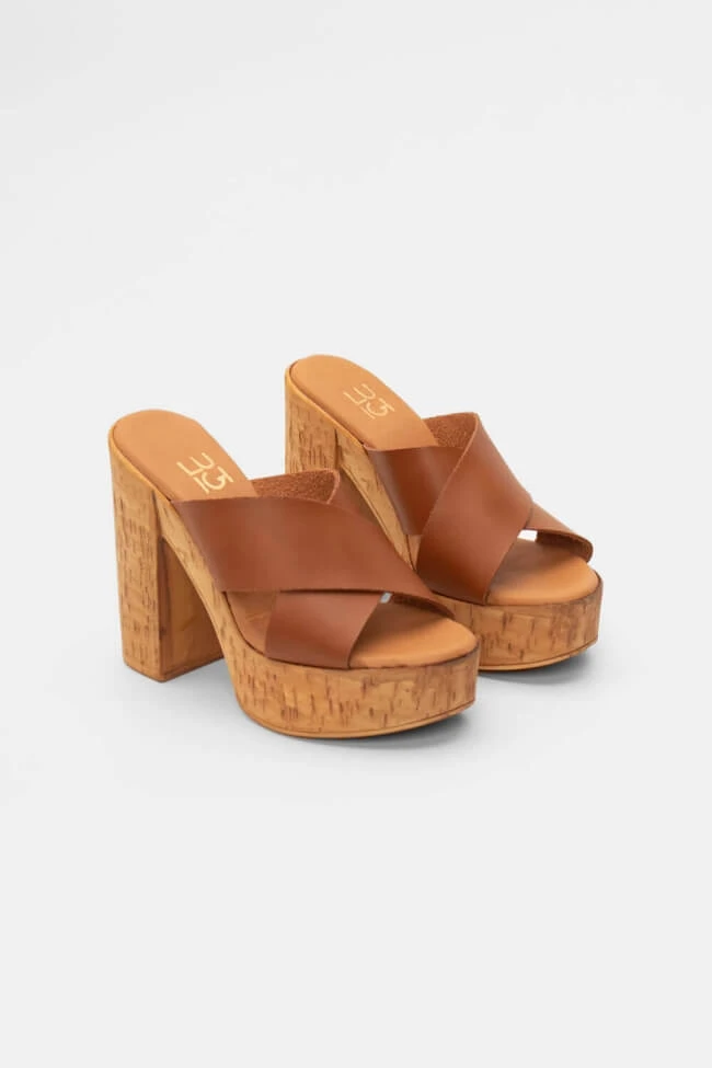 LUIGI DESIGN - Mules με Χιαστί Λουράκια 2 LUIGI DESIGN - Mules με Χιαστί Λουράκια - Image 2