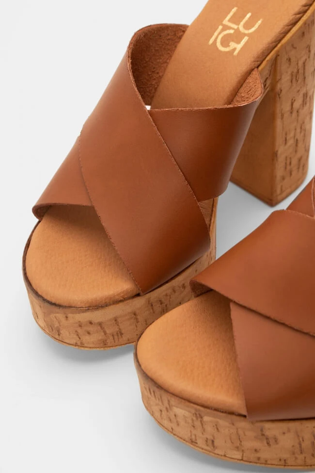 LUIGI DESIGN - Mules με Χιαστί Λουράκια 3 LUIGI DESIGN - Mules με Χιαστί Λουράκια - Image 3