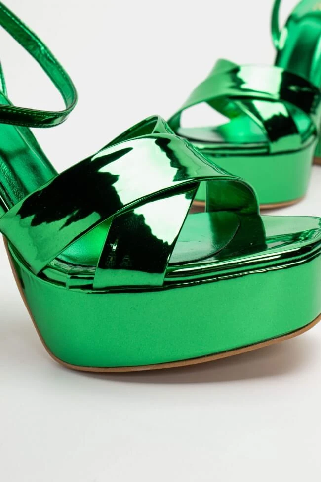 LUIGI DESIGN - Πέδιλα Εξώφτερνα με Χιαστί Λουράκια & Φιάπα 4 LUIGI DESIGN - Πέδιλα Εξώφτερνα με Χιαστί Λουράκια & Φιάπα - Image 4