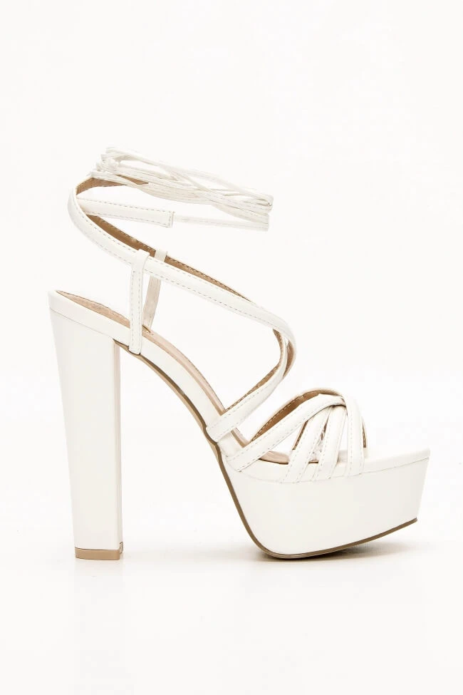 LUIGI DESIGN - Πέδιλα Lace Up με Λουριά & Φιάπα 1 LUIGI DESIGN - Πέδιλα Lace Up με Λουριά & Φιάπα