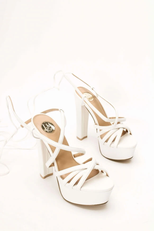 LUIGI DESIGN - Πέδιλα Lace Up με Λουριά & Φιάπα 2 LUIGI DESIGN - Πέδιλα Lace Up με Λουριά & Φιάπα - Image 2