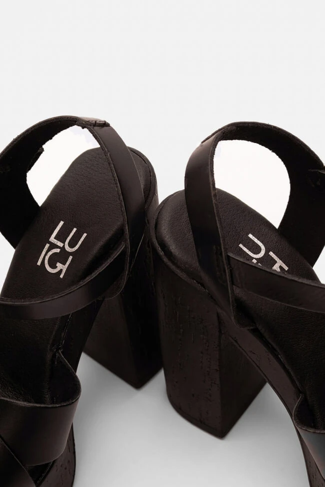 LUIGI DESIGN - Πέδιλα με Φελλό & Χιαστί Λουράκια 4 LUIGI DESIGN - Πέδιλα με Φελλό & Χιαστί Λουράκια - Image 4