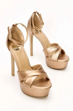 LUIGI DESIGN - Πέδιλα Στιλέτο με Κλειστή Φτέρνα & Φιάπα