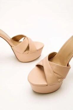 LUIGI DESIGN - Πέδιλα Στιλέτο με Κλειστή Φτέρνα & Φιάπα -Papoutsi Greece luigi design pedila stileto me kleisti fterna fiap 65471 ylmi