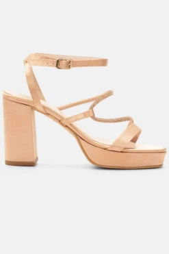 LUIGI DESIGN - Πέδλα Σατέν με Strass -Papoutsi Greece luigi design pedla saten me strass 95201 ph4w