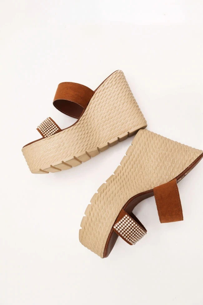 LUIGI DESIGN - Πλατφόρμες με Διακοσμητικά Strass 5 LUIGI DESIGN - Πλατφόρμες με Διακοσμητικά Strass - Image 5