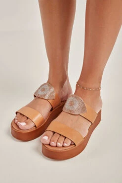 LUIGI DESIGN - Πλατφόρμες με Διακοσμητικό Σχέδιο Μάτι απο Strass