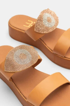 LUIGI DESIGN - Πλατφόρμες με Διακοσμητικό Σχέδιο Μάτι απο Strass -Papoutsi Greece luigi design platformes me diakosmitiko sxedio mat 95991 s4jk