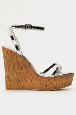 LUIGI DESIGN - Πλατφόρμες με Φελλό & Λοξά Λουράκια