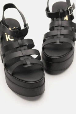 LUIGI DESIGN - Πλατφόρμες με Λουράκια -Papoutsi Greece luigi design platformes me lourakia 94903 vnx4