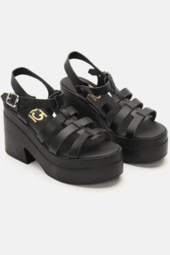 LUIGI DESIGN - Πλατφόρμες με Λουράκια -Papoutsi Greece luigi design platformes me lourakia 94903 x2bt