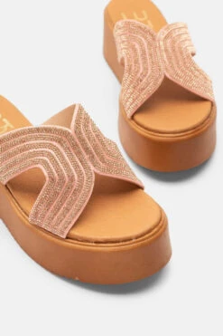 LUIGI DESIGN - Πλατφόρμες με Strass -Papoutsi Greece luigi design platformes me strass 95233 del7