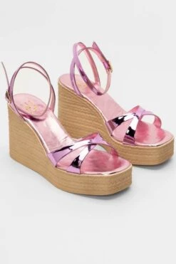 LUIGI DESIGN - Πλατφόρμες με Χιαστί Λουράκια