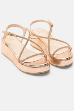 LUIGI DESIGN - Πλατφόρμες με Χιαστί Λουράκια απο Strass -Papoutsi Greece luigi design platformes me xiasti lourakia apo str 95207 hjxk