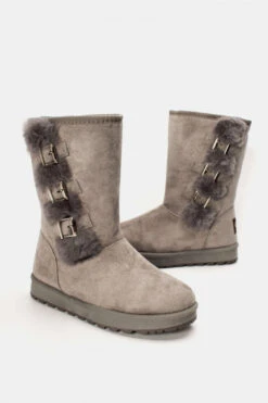 Μποτάκια με Εσωτερική Επένδυση Γούνας & Διακοαμητικές Τόκες -Papoutsi Greece mpotakia me eswteriki ependusi gounas diakoamitike 77451 8lls