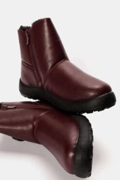 Μποτάκια με Εσωτερική Γούνα & Διακοσμητικό Κουμπί -Papoutsi Greece mpotakia me eswteriki gouna diakosmitiko koumpi 76251 n21e