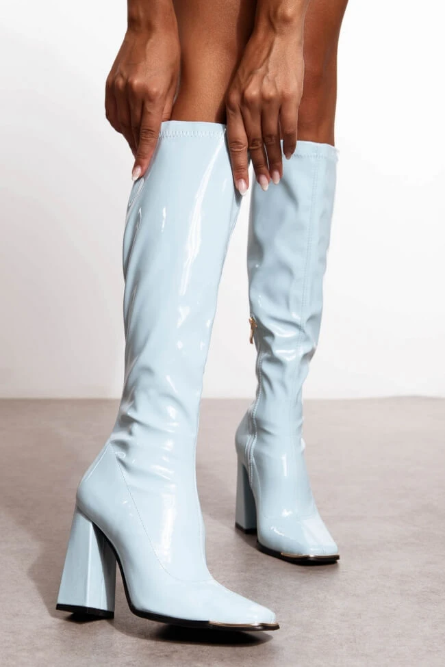 Μπότες Λουστρίνι με Μεταλλική Λεπτομέρεια Μπροστά 5 Μπότες Λουστρίνι με Μεταλλική Λεπτομέρεια Μπροστά - Image 5