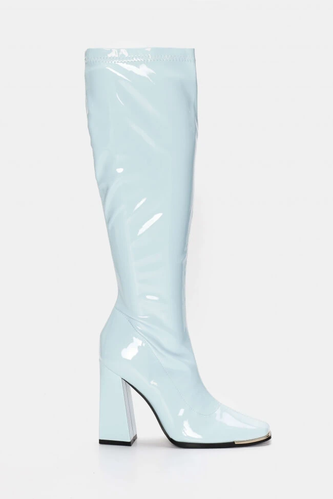 Μπότες Λουστρίνι με Μεταλλική Λεπτομέρεια Μπροστά 2 Μπότες Λουστρίνι με Μεταλλική Λεπτομέρεια Μπροστά - Image 2