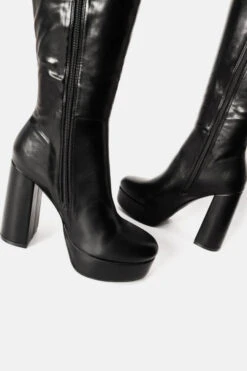 Μπότες με Φιάπα & Τακούνι 7 Μπότες με Φιάπα & Τακούνι -Papoutsi Greece mpotes me fiapa takouni 82669 7duf