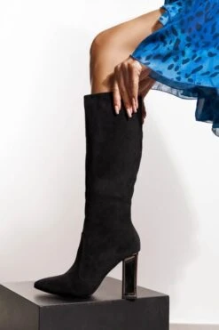 Μπότες με Μεταλλική Λεπτομέρειεα στο Τακούνι -Papoutsi Greece mpotes me metalliki leptomereiea sto takouni 75319 64c7