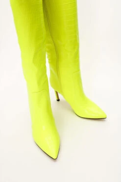 Μπότες Μυτερές Croco -Papoutsi Greece mpotes muteres croco 71391 y0sg