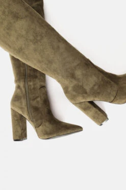 Μπότες Μυτερες Suede -Papoutsi Greece mpotes muteres suede 82767 vjz9