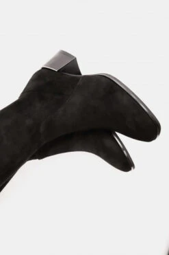 Μπότες Over The Knee με Μεταλική Λεπτομέρεια στο Τακούνι -Papoutsi Greece mpotes over the knee me metaliki leptomereia sto t 77045 yykv