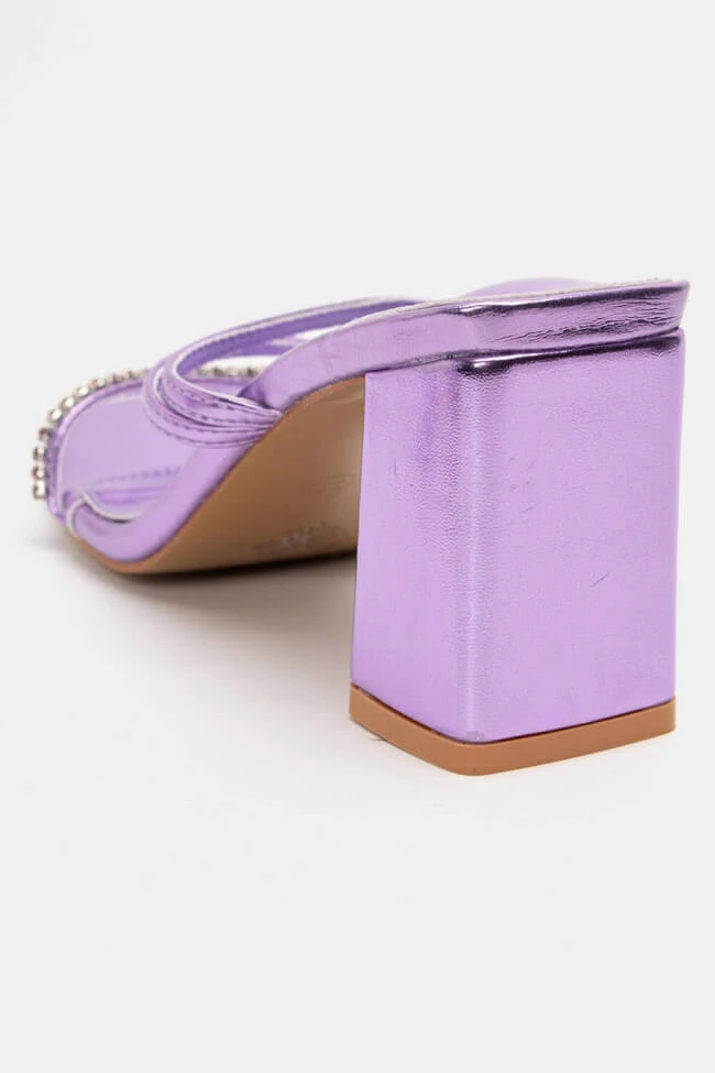 Mules με Διακοσμητικά Strass 4 Mules με Διακοσμητικά Strass - Image 4