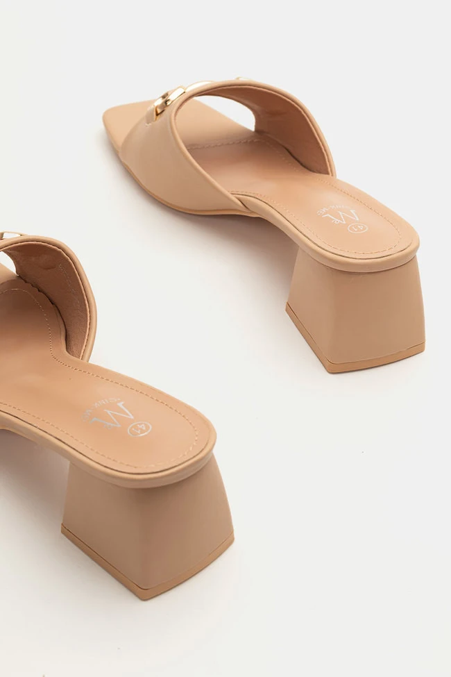 Mules με Διακοσμητική Αγκράφα 4 Mules με Διακοσμητική Αγκράφα - Image 4