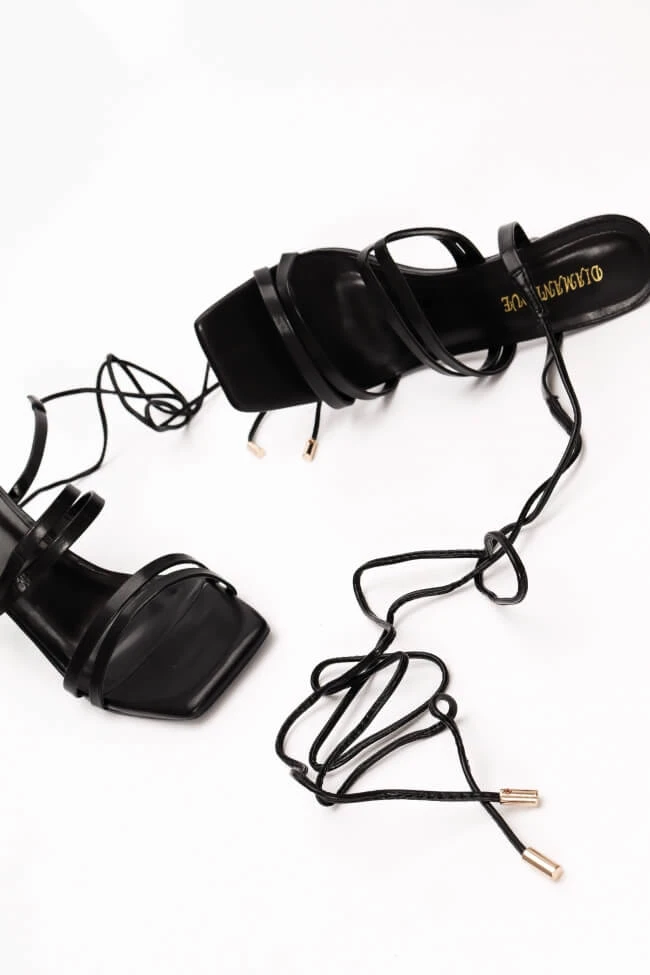 Πέδιλα με Λουριά & Τετράγωνη Μύτη 4 Πέδιλα με Λουριά & Τετράγωνη Μύτη - Image 4