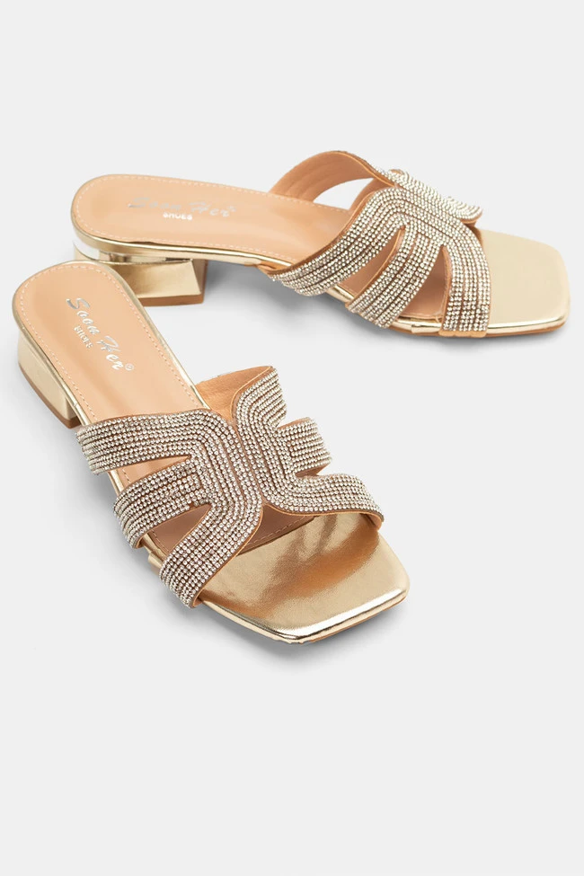 Mules με Strass 2 Mules με Strass - Image 2