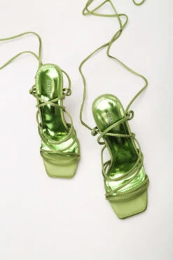 Πέδιλα Σατέν Lace Up