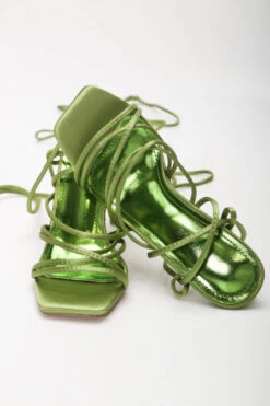 Πέδιλα Σατέν Lace Up -Papoutsi Greece mules saten lase up 58881 wxkp