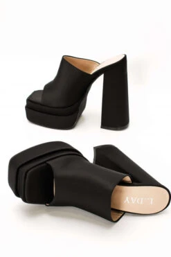 Mules Σατέν με Τακούνι & Φιάπα 7 Mules Σατέν με Τακούνι & Φιάπα -Papoutsi Greece mules saten me takouni fiapa 64299 0ysw