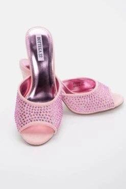 Mules Suede με Strass -Papoutsi Greece mules suede me strass 92037 x4pn