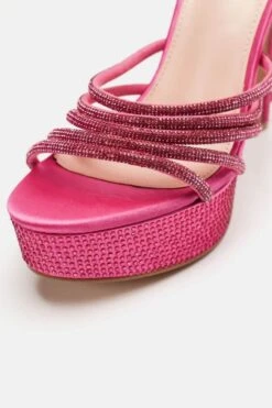 Πέδιλα Lace Up με Φιάπα & Strass 8 Πέδιλα Lace Up με Φιάπα & Strass -Papoutsi Greece pedila lace up me fiapa strass 90669 f7i2