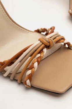 Πέδιλα Lace Up με Πλεξούδα -Papoutsi Greece pedila lace up me pleksouda 92321 1kb6