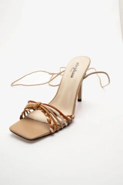 Πέδιλα Lace Up με Πλεξούδα -Papoutsi Greece pedila lace up me pleksouda 92321 whbc