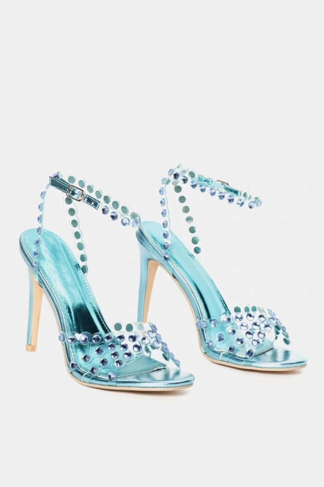 Πέδιλα με Διαφάνεια & Διακοσμητικές Πέτρες 3 Πέδιλα με Διαφάνεια & Διακοσμητικές Πέτρες - Image 3