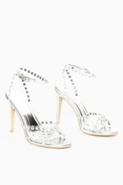 Πέδιλα με Διαφάνεια & Διακοσμητικές Πέτρες -Papoutsi Greece pedila me diafaneia diakosmitikes petres 86845 kku1