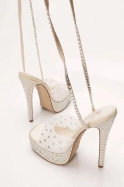 Πέδιλα με Διαφάνεια & Strass -Papoutsi Greece pedila me diafaneia strass 68603 dy1x