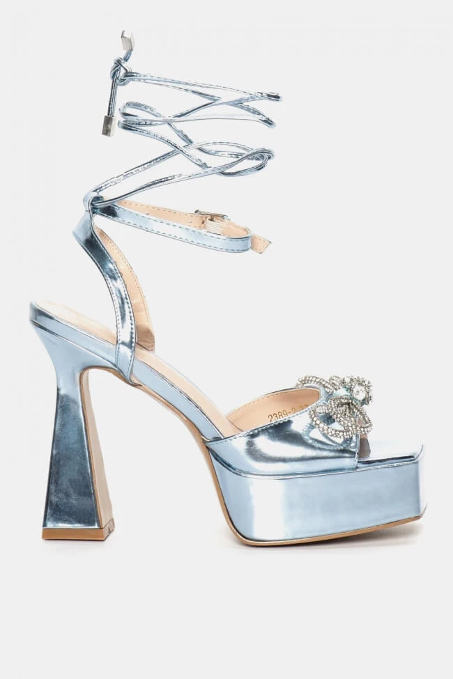 Πέδιλα με Φιάπα & Διακοσμητικό Φιόγκο απο Strass 1 Πέδιλα με Φιάπα & Διακοσμητικό Φιόγκο απο Strass