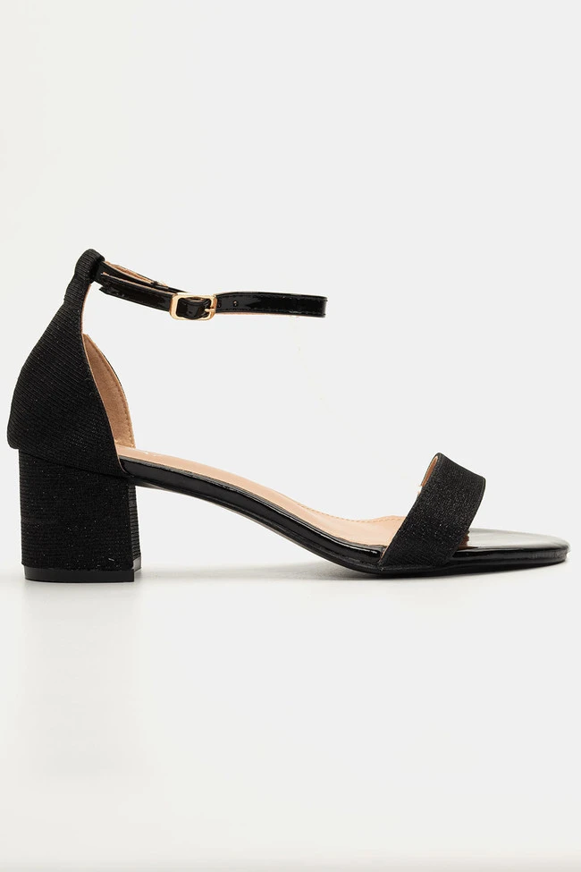 Πέδιλα με Glitter & Μπαρέτα 1 Πέδιλα με Glitter & Μπαρέτα