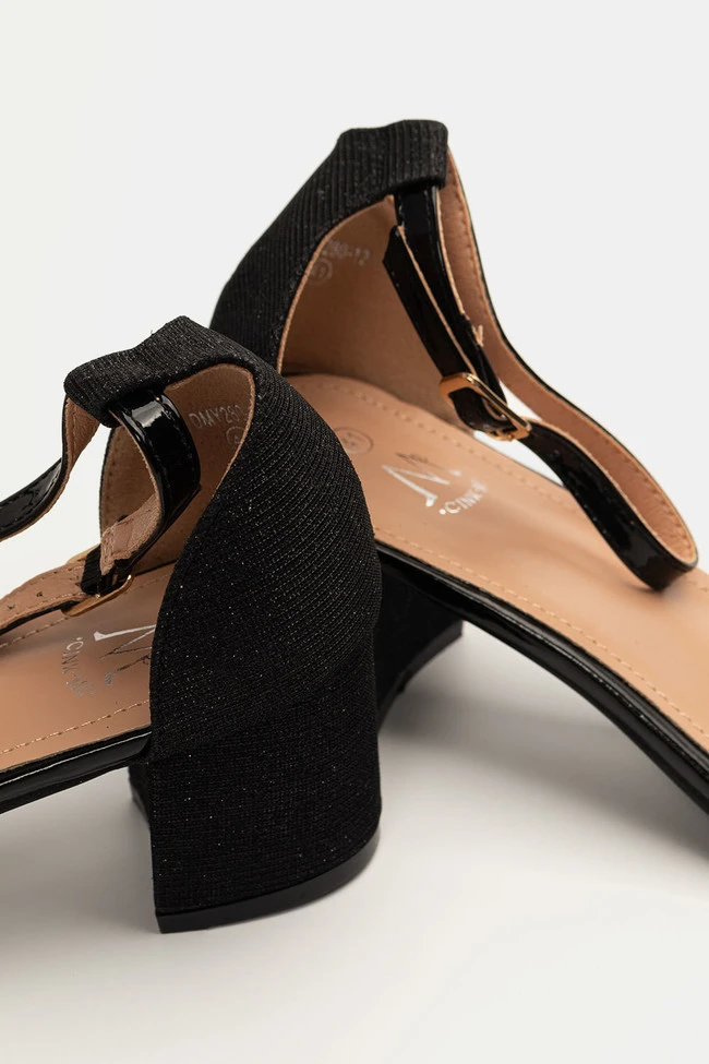 Πέδιλα με Glitter & Μπαρέτα 4 Πέδιλα με Glitter & Μπαρέτα - Image 4