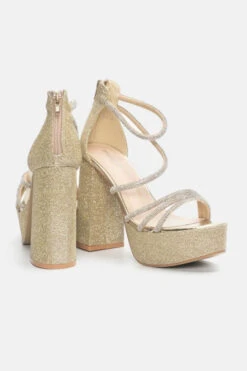 Πέδιλα με Glitter & Strass -Papoutsi Greece pedila me glitter strass 90619 a1v9