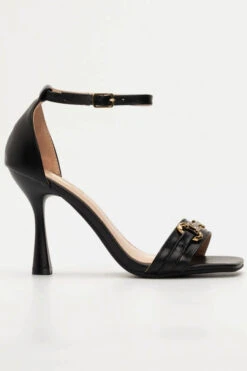 Πέδιλα με Ιδιαίτερο Τακούνι & Αγκράφα απο Strass